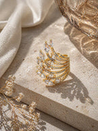 Regalia Crown Crystal Ring