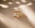 Seraphina Wing Pear Ring