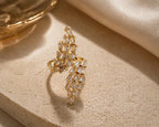 Aurora Cascade Crystal Ring