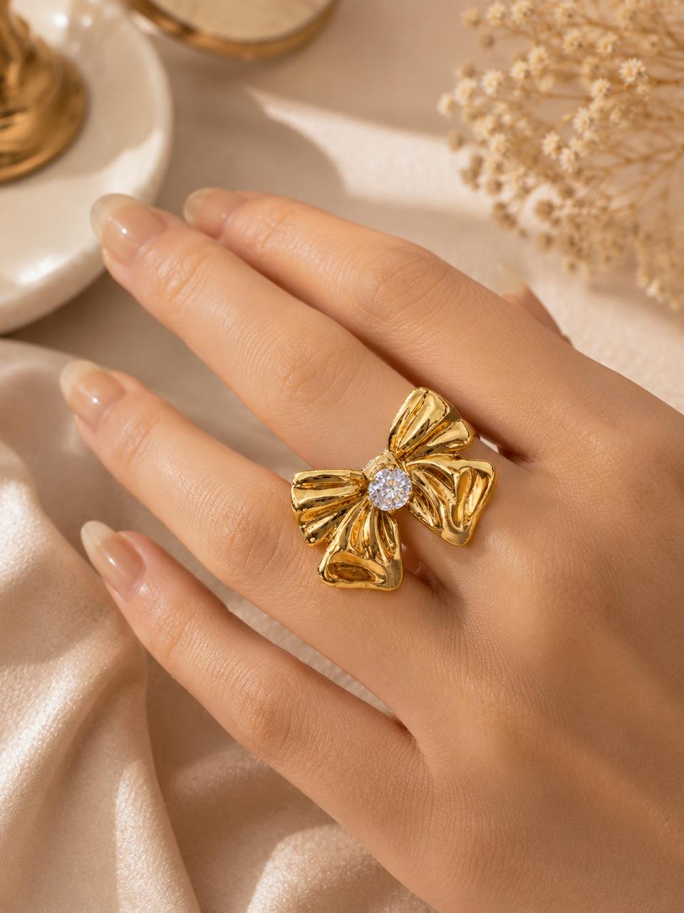 Celeste Bow Ring