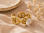 Aurielle Link Ring