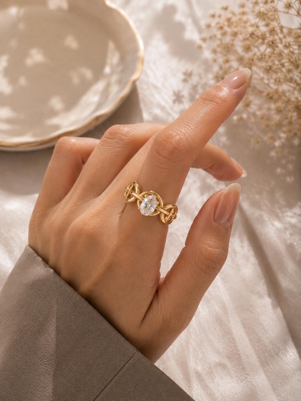 Aurielle Link Ring