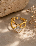 Celeste Criss-Cross Ring
