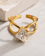 Celeste Criss-Cross Ring