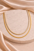 Luxe Dual Layer Chain Necklace