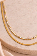 Luxe Dual Layer Chain Necklace