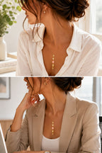 Blush Drop Statement Necklace