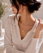 Blush Melt Heart Necklace