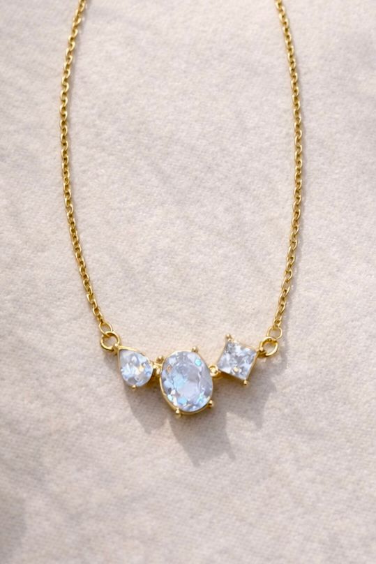 Trilogy Crystal Necklace