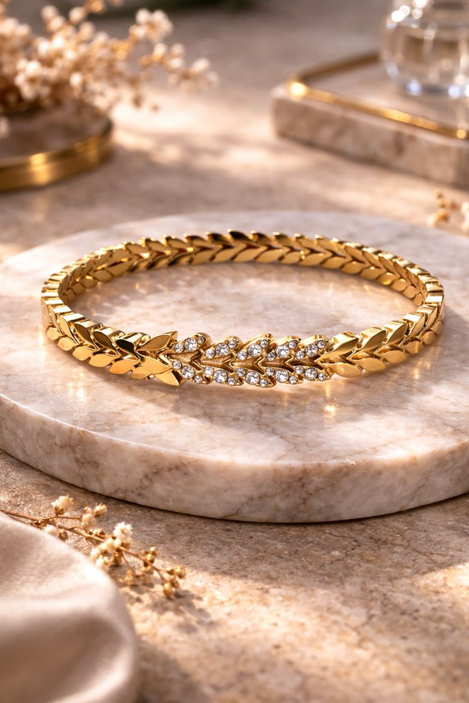 Golden Vine Chain Bracelet