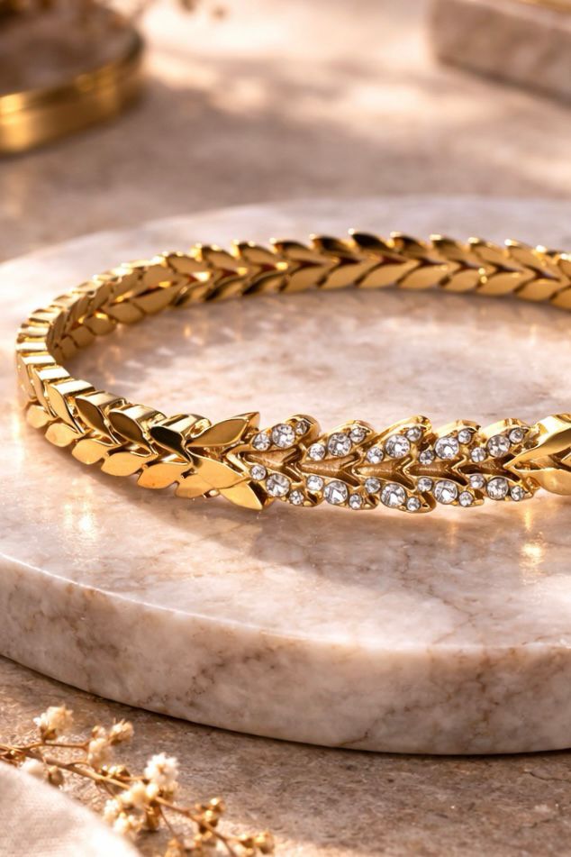 Golden Vine Chain Bracelet