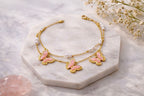 Butterfly Pearl Layer Bracelet