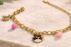 Enamel Charm Bracelet