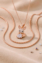 Crystal Bunny Pendant