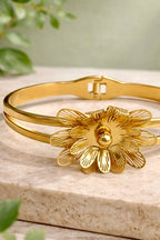 Bloom Statement Bangle Bracelet