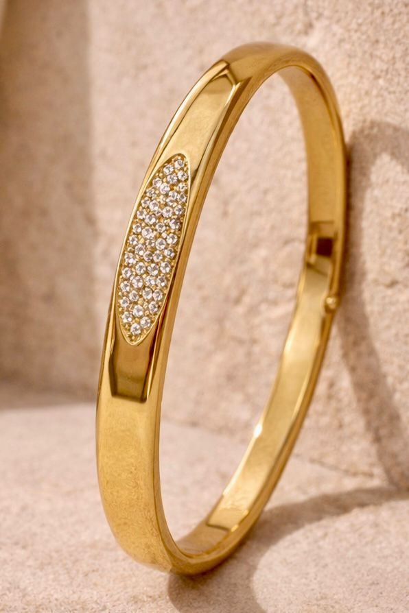Aura Minimal Bangle Bracelet