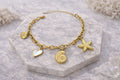 Ocean Charm Link Bracelet