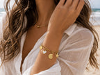 Ocean Charm Link Bracelet