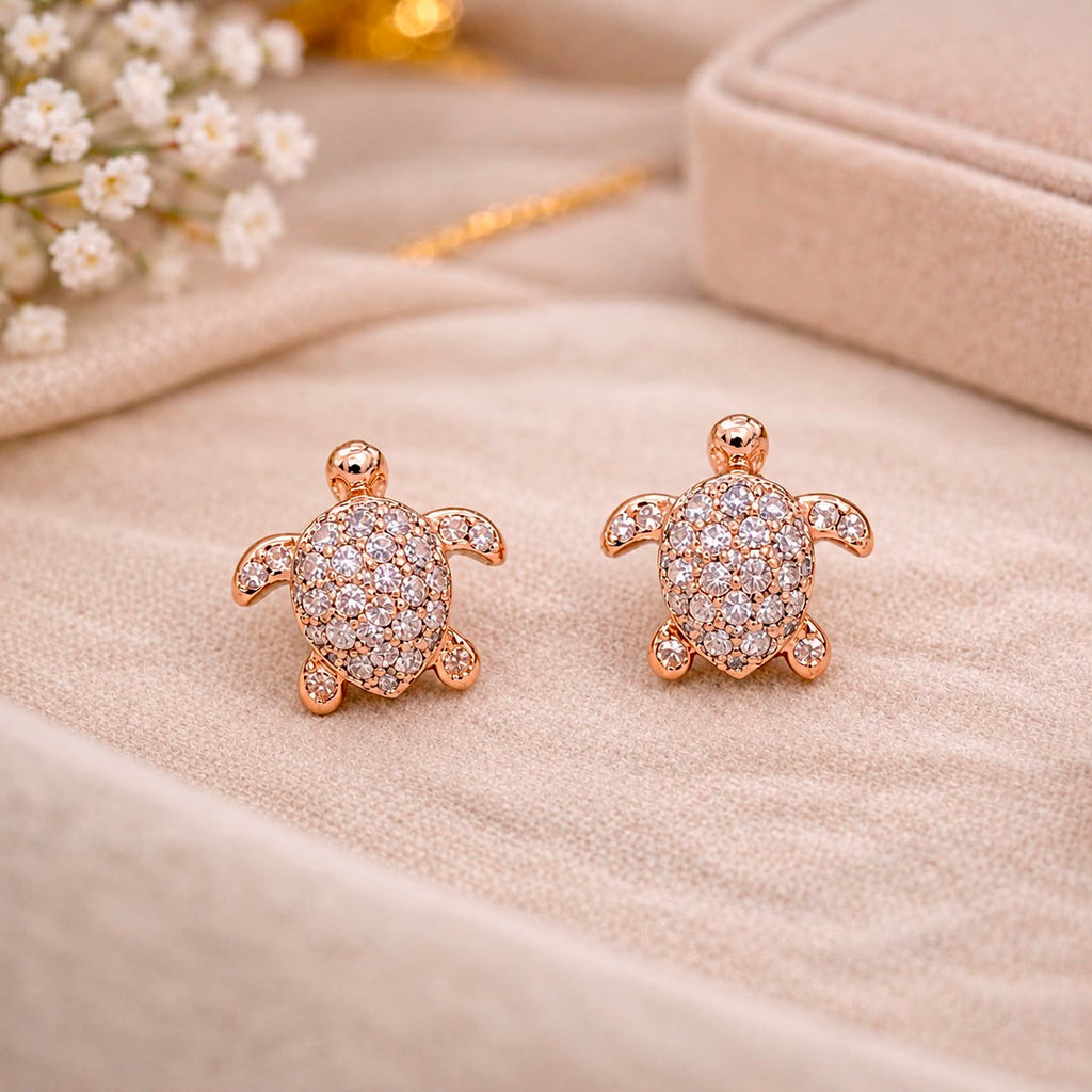Galaxy Turtle Charm Studs