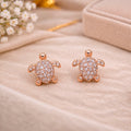 Galaxy Turtle Charm Studs