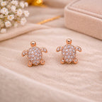 Galaxy Turtle Charm Studs
