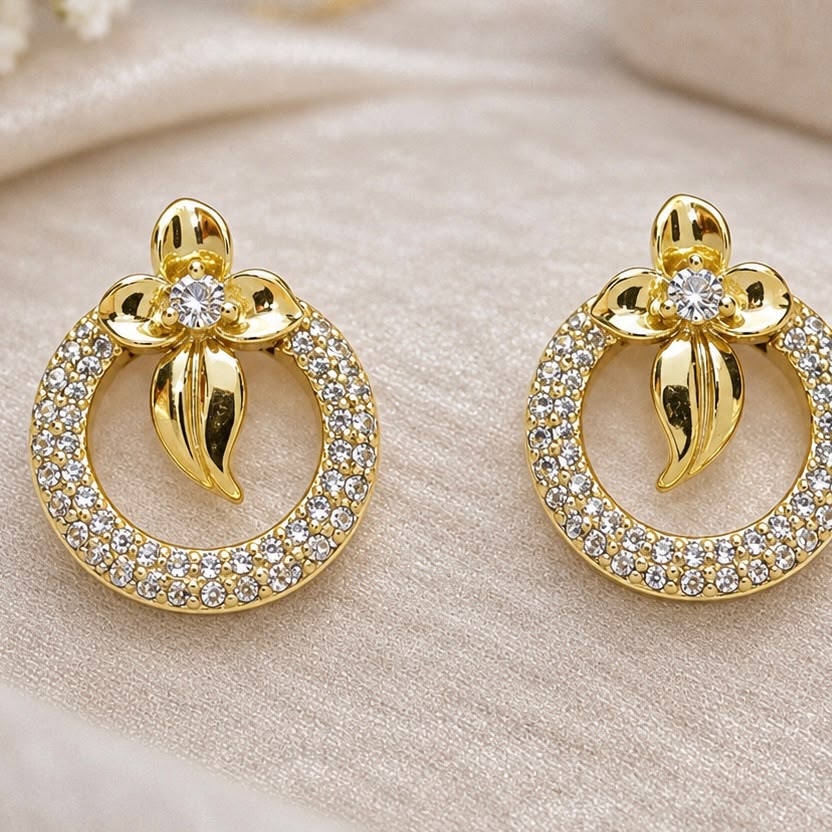 Flora Halo Luxe Studs