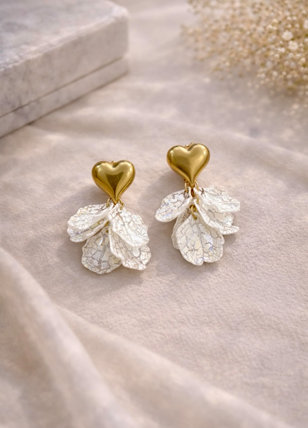 Blush Petal Hearts