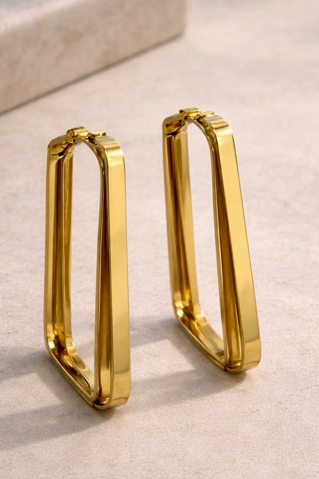 Sleek Edge Hoops