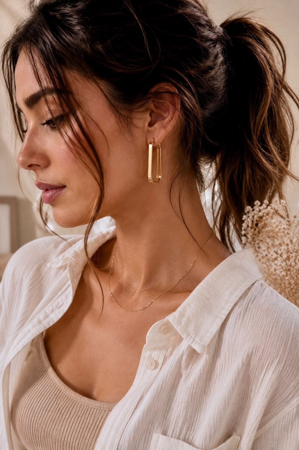 Sleek Edge Hoops