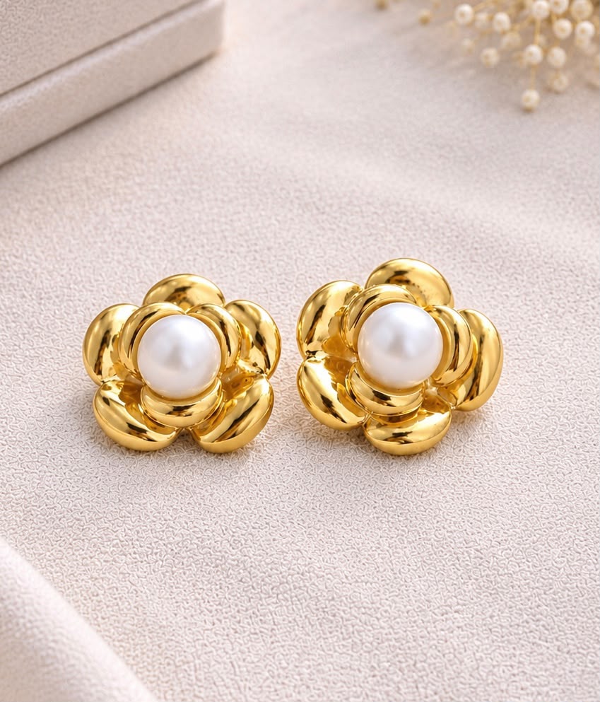 Pearl Bloom Studs