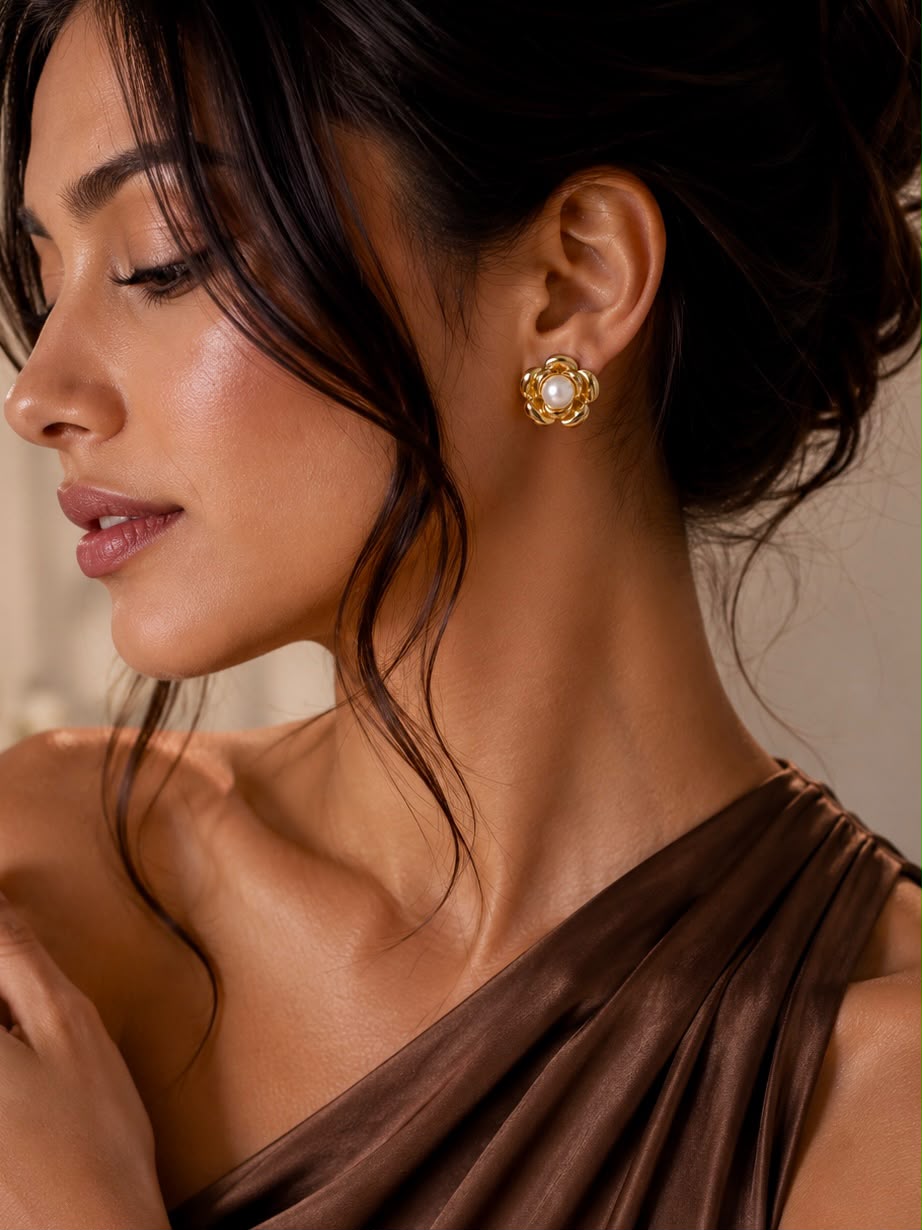 Pearl Bloom Studs