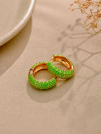 Green Enamel Hoop