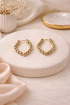 Beaded Hoop Earrings