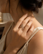 Aurora Cascade Crystal Ring