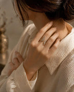 Aurora Cascade Crystal Ring