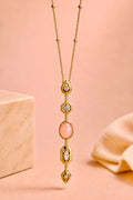 Blush Drop Statement Necklace