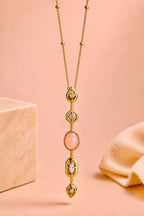Blush Drop Statement Necklace