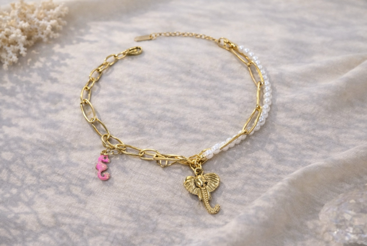 Charm Mix Link Bracelet