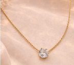 Classic Solitaire Necklace