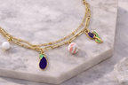 Color Charm Layer Bracelet