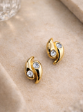 Crystal Swirl Studs