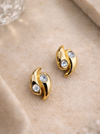 Crystal Swirl Studs