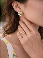 Crystal Swirl Studs