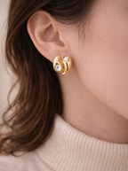 Crystal Swirl Studs