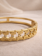 Delicate Cutwork Bangle Bracelet