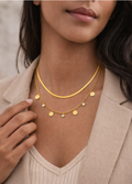 Golden Charm Layered Necklace