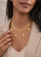 Golden Charm Layered Necklace