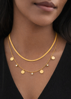 Golden Charm Layered Necklace