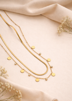 Golden Charm Layered Necklace