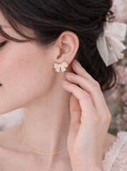 Ivory Bow Stud